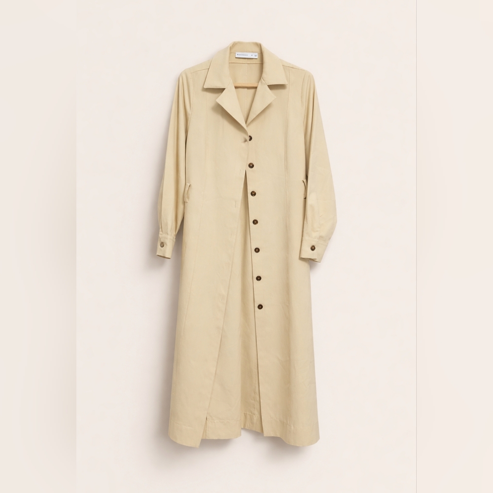 Cream Long Coat